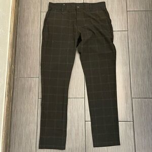 Zara woman’s black plaid trousers size medium